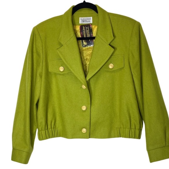 Blas sport by Bill Blass Crop green Jacket - Picture 5 of 6
